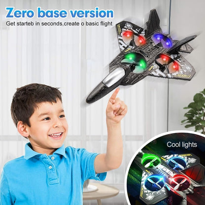 RC Plane Drone Jet Fighter 2.4GHz Quadcopter With 6-Axis Gyro 3D Flip