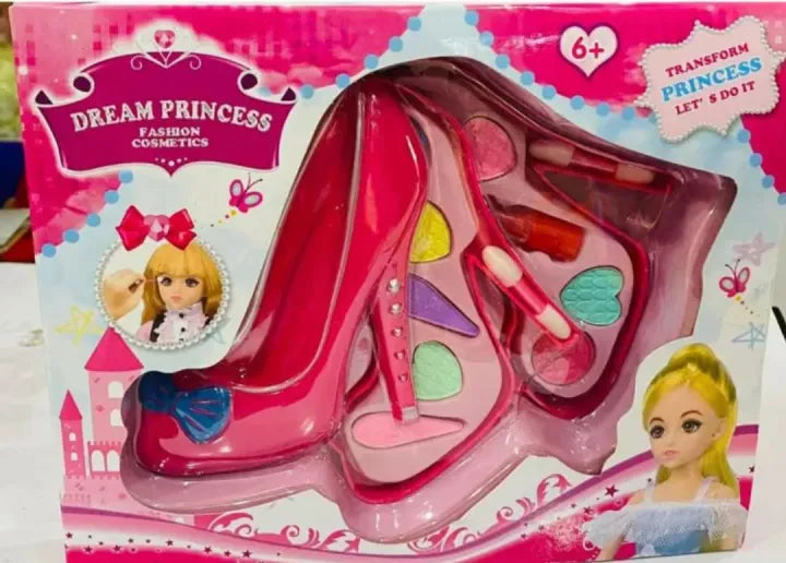 Toynix Barbie Shoe Makeup Cosmetic Set for Girls Pretend Play