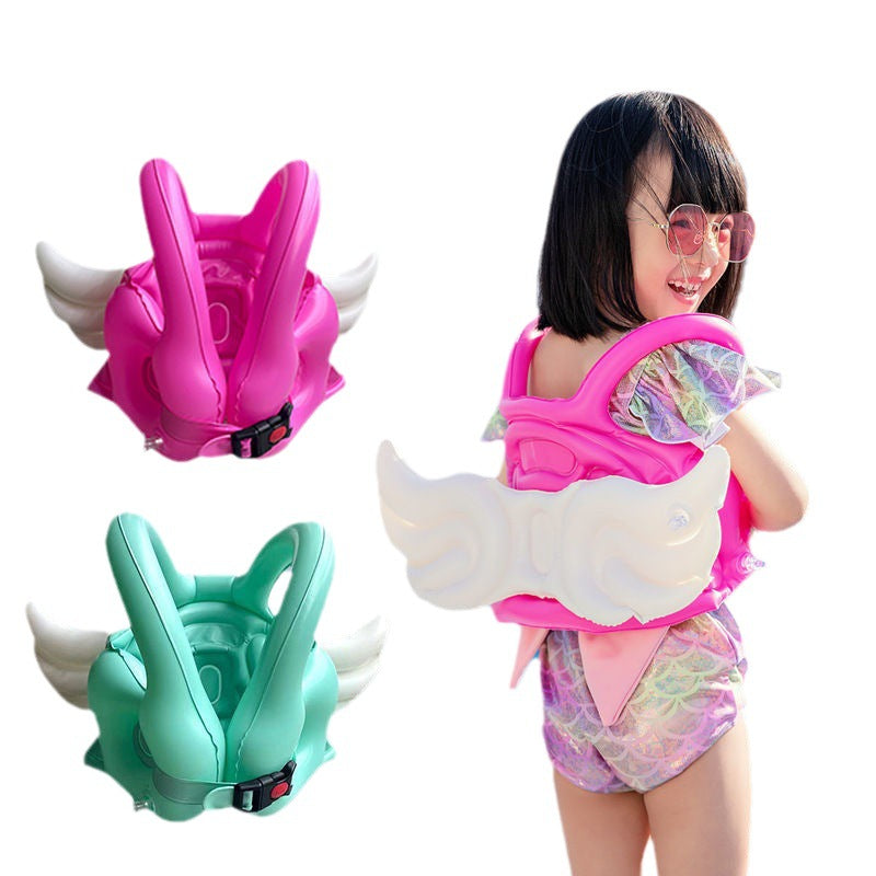 New Angel Wing Buoyancy Vest For 2-8 Years Boys Girls,Children Thickened PVC Drifting Life Vest,Swimming Floating