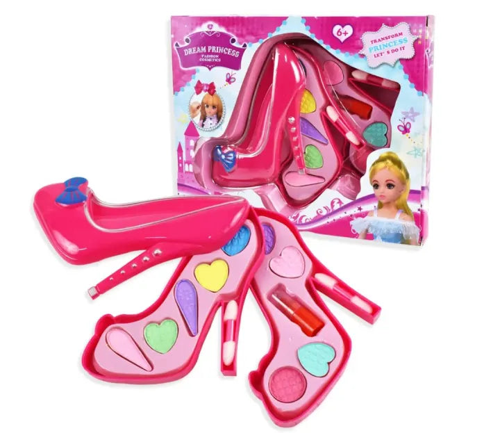 Toynix Barbie Shoe Makeup Cosmetic Set for Girls Pretend Play