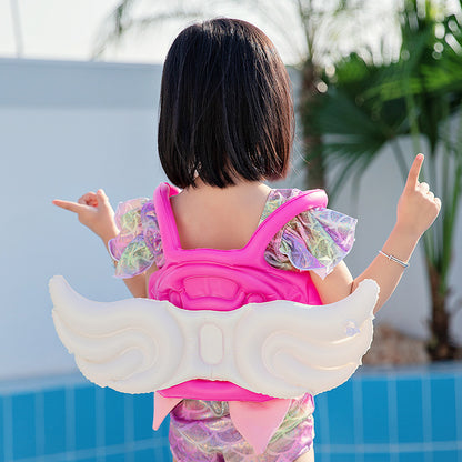 New Angel Wing Buoyancy Vest For 2-8 Years Boys Girls,Children Thickened PVC Drifting Life Vest,Swimming Floating