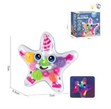 360 Rotating Gear Star Fish Bump And Go With Light And Sound