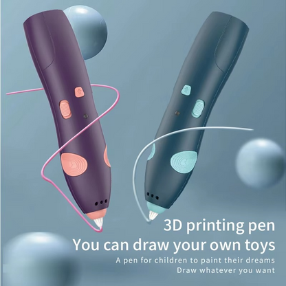 Toyify 3D Printing Pen for Kids Safe Low Temperature DIY Tool