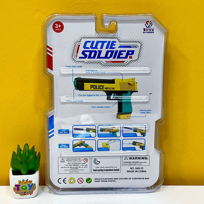 GT 2-in-1 Police Protector Soft Bullet and Water Gun