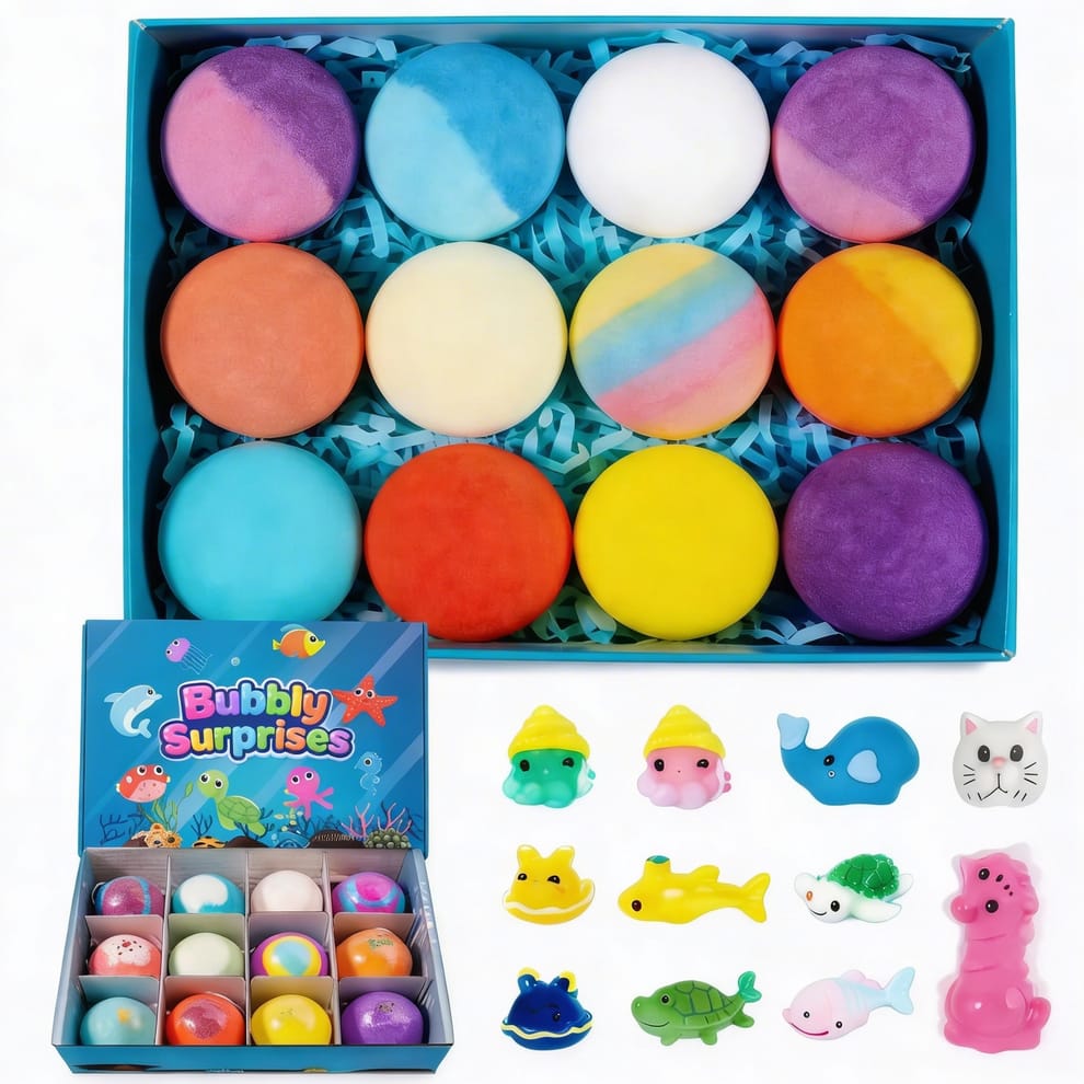 AT Kindergarten Bath Bombs with Surprise Toys