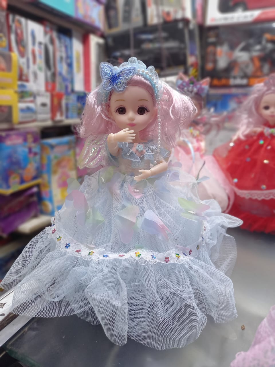 Beautiful dancing and music 360 rotation doll