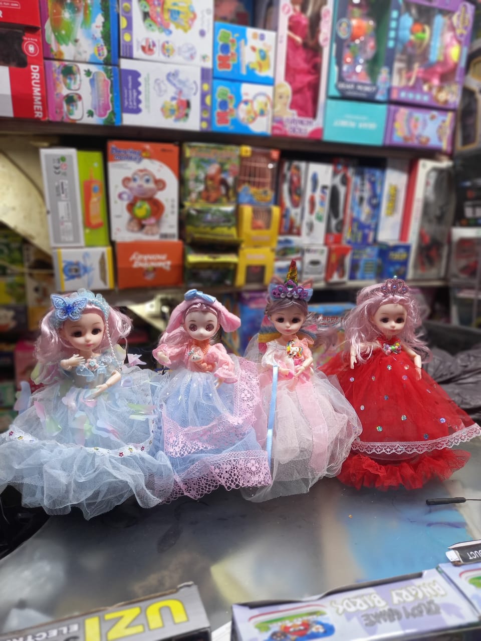 Beautiful dancing and music 360 rotation doll