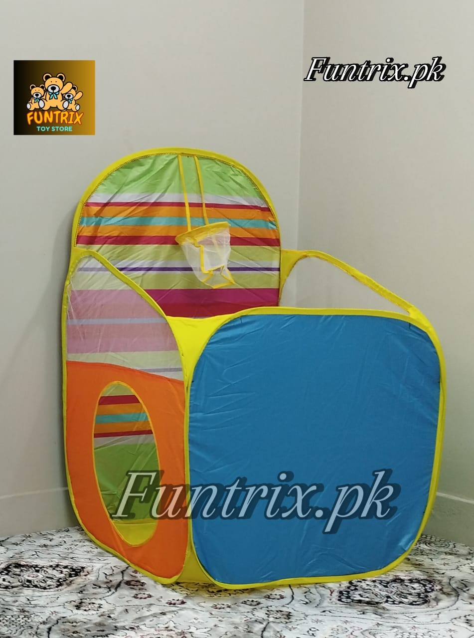 "Tent Funny" Kids Play Tunnel Tent Set + 50 soft balls