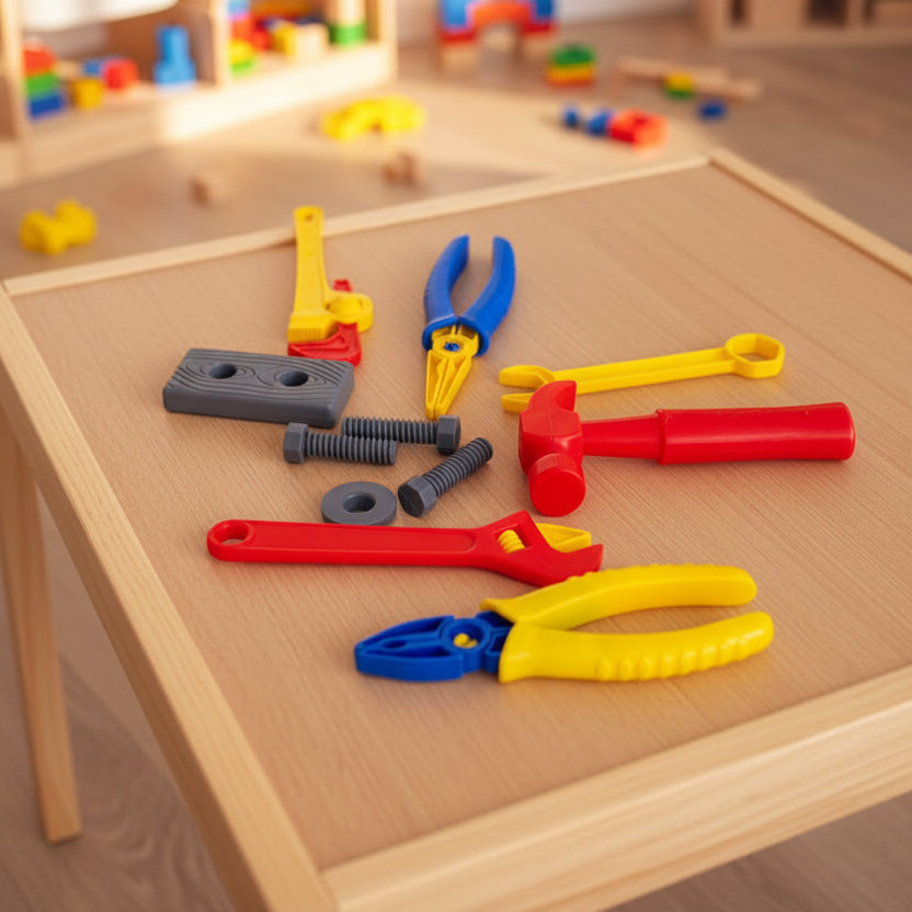 Toynix Construction Tool Set for Kids Pretend Play DIY Kit