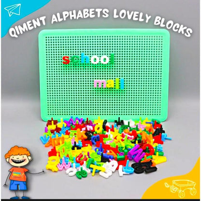 Educational Peg Board For Learning English Aplhabets Pin Board Kids