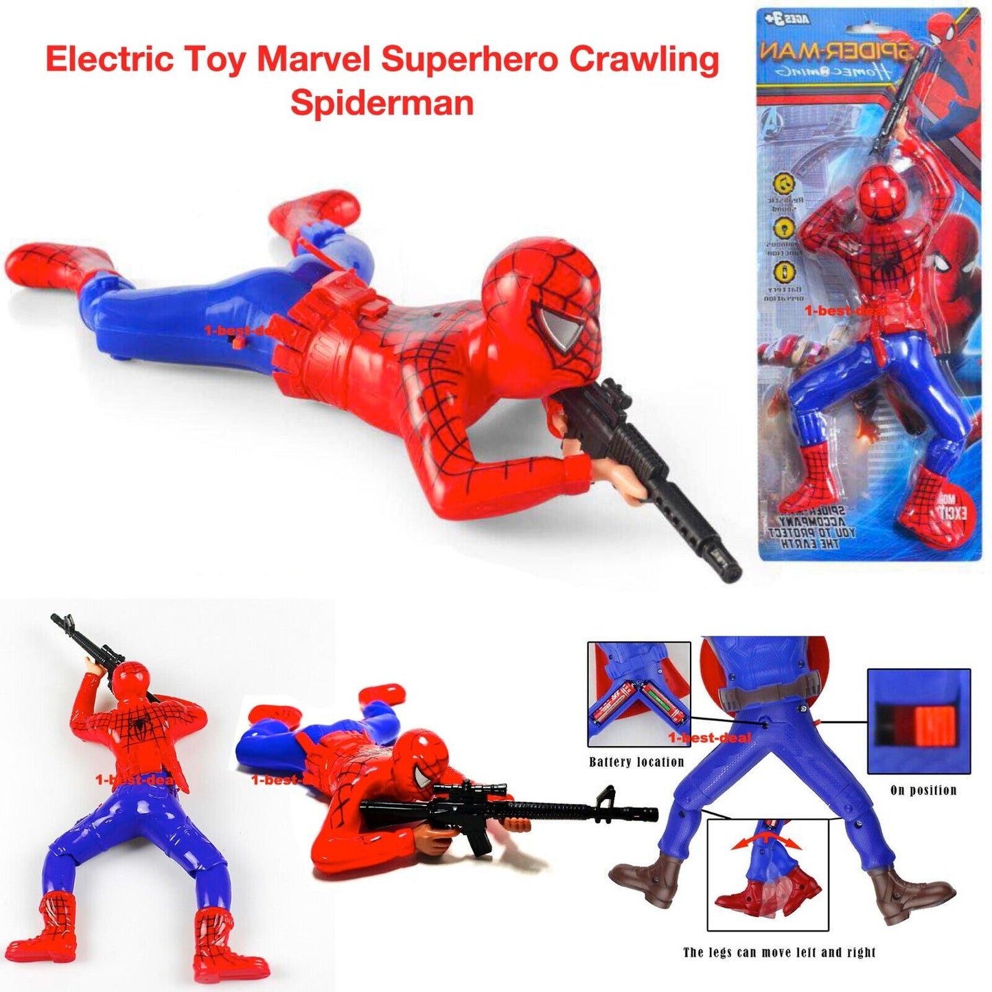 Crawling Spiderman Toy for kids