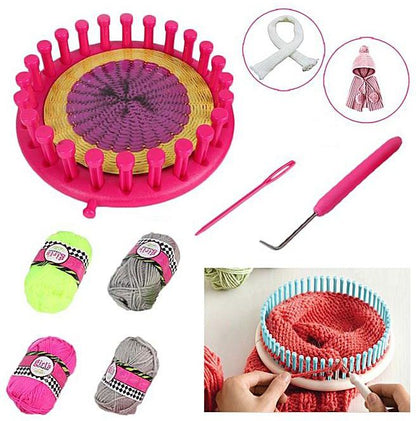 Girls Creator Knitted Scarf Maker Crochet Toy Set for Girls – Multi Color