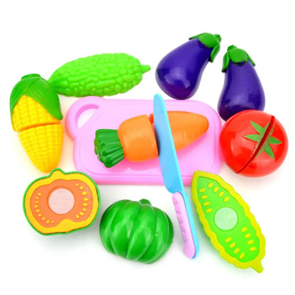 Reliable Kitchen Food Play Toy Cutting Fruit for Kid Children Gift Set