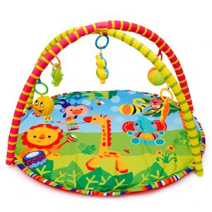 Baby Play Mat with Hanging Rattles For kids
