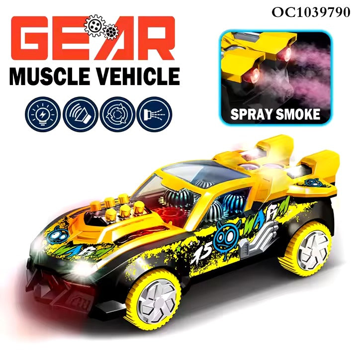 Racing Gear Vehicle with Lights & Sound