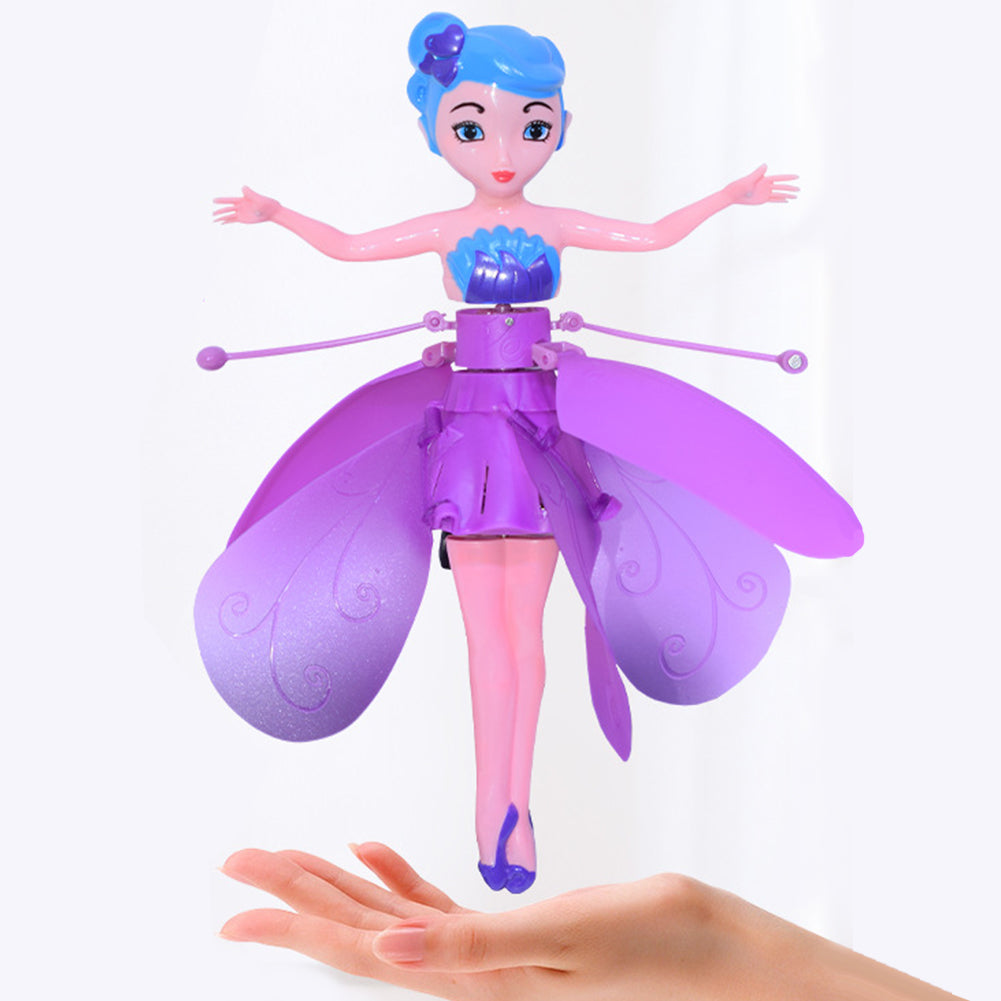 Flying Fairy Princess Doll With Hand Sensor Control And Led Ligh
