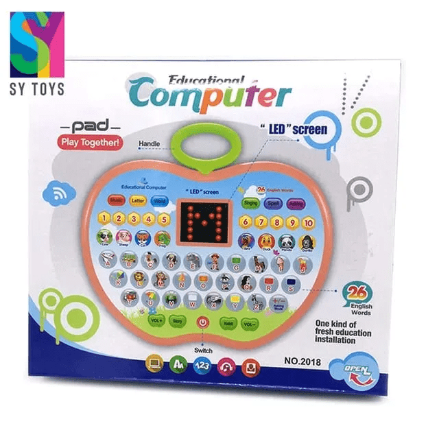 Toynix Kids Educational Learning Laptop Apple Shape 2018