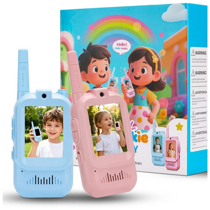 Toynix K300 2-Piece Rechargeable Kids Video Walkie Talkie Set