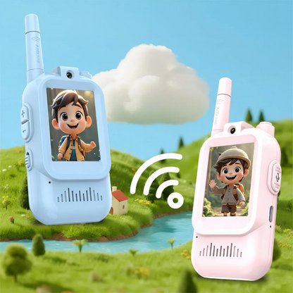 Toynix K300 2-Piece Rechargeable Kids Video Walkie Talkie Set