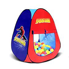 Tent House Kids Play House - Spiderman - Red