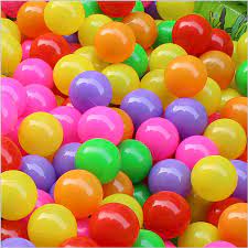 Pack Of 100 Soft Plastic Tent Balls