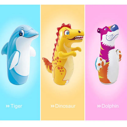 Intex Punching Bag, bouncer, Punching play toy kid, Catoon play, dolphin, tiger, dianasore, Animal toy for kid