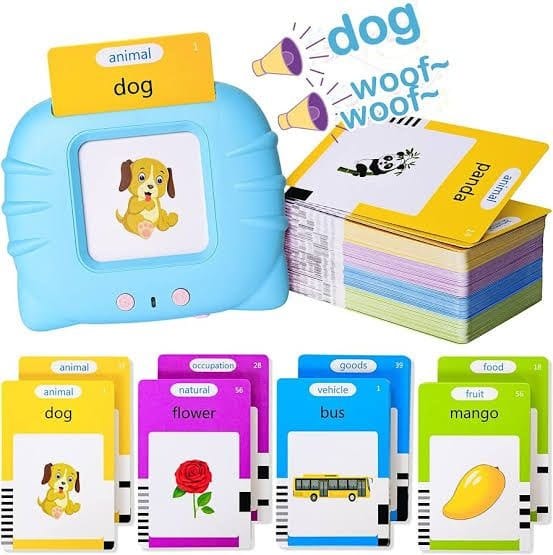 Talking flash cards Preschool learning toys Early Educational Toys English Learn to talk Learn words