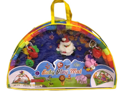 Baby Play Mat with Hanging Rattles For kids