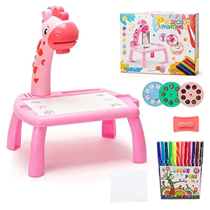 Kids Drawing Projector Table