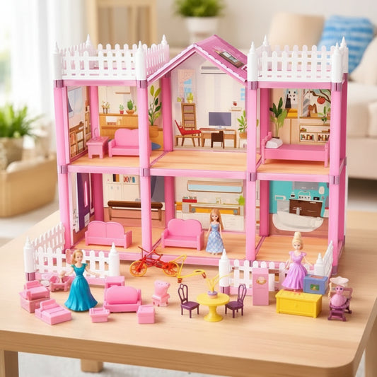 Dream Villa DIY Doll House Construction Set 145 Pieces