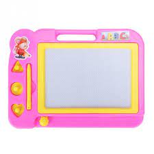 Learning Drawing Board Erasable Doodle Board Educational Writing And Sketching Pad for Kids Travel Games Educational Toys