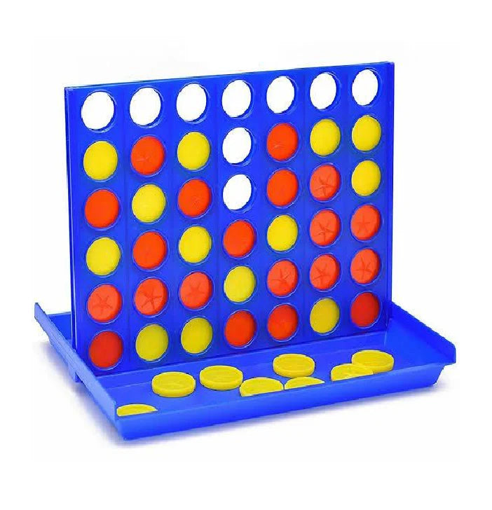 Line Up 4 Connect Board Game - Classic Strategy Fun for Kids and Family