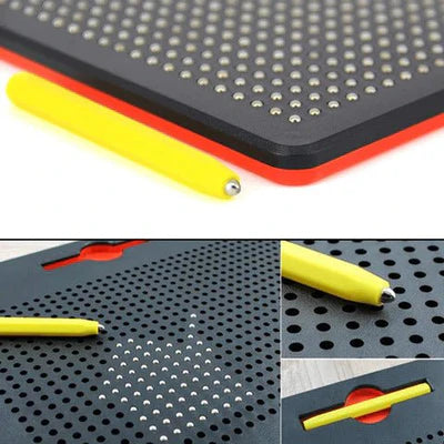 Magnet Learning Board Drawing Magnetic Slate Magic Slate With Replacement Stylus Pen for Free Play Magnet Pad Magnetic Drawing Board