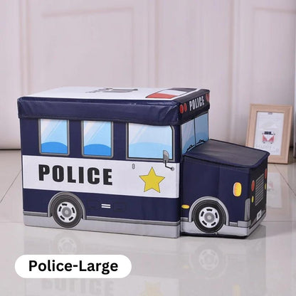Planet Junior School Bus Toy Storage Box for Kids