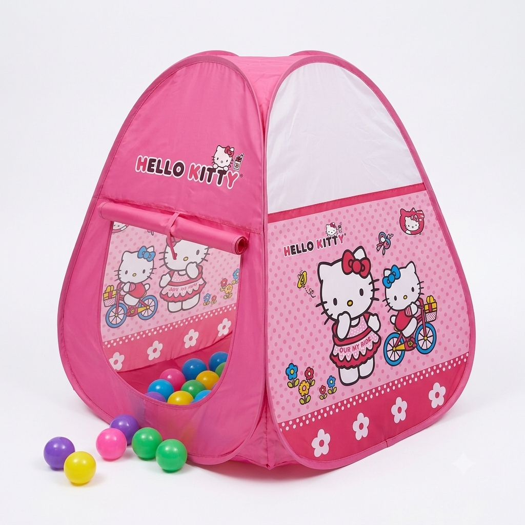 HELLO KITTY TENT HOUSE - MULTICOLOR  Only Tent House