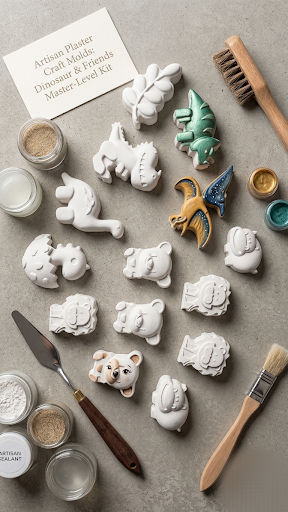 DIY Kids dinosaur canvas ( 12pcs kit )