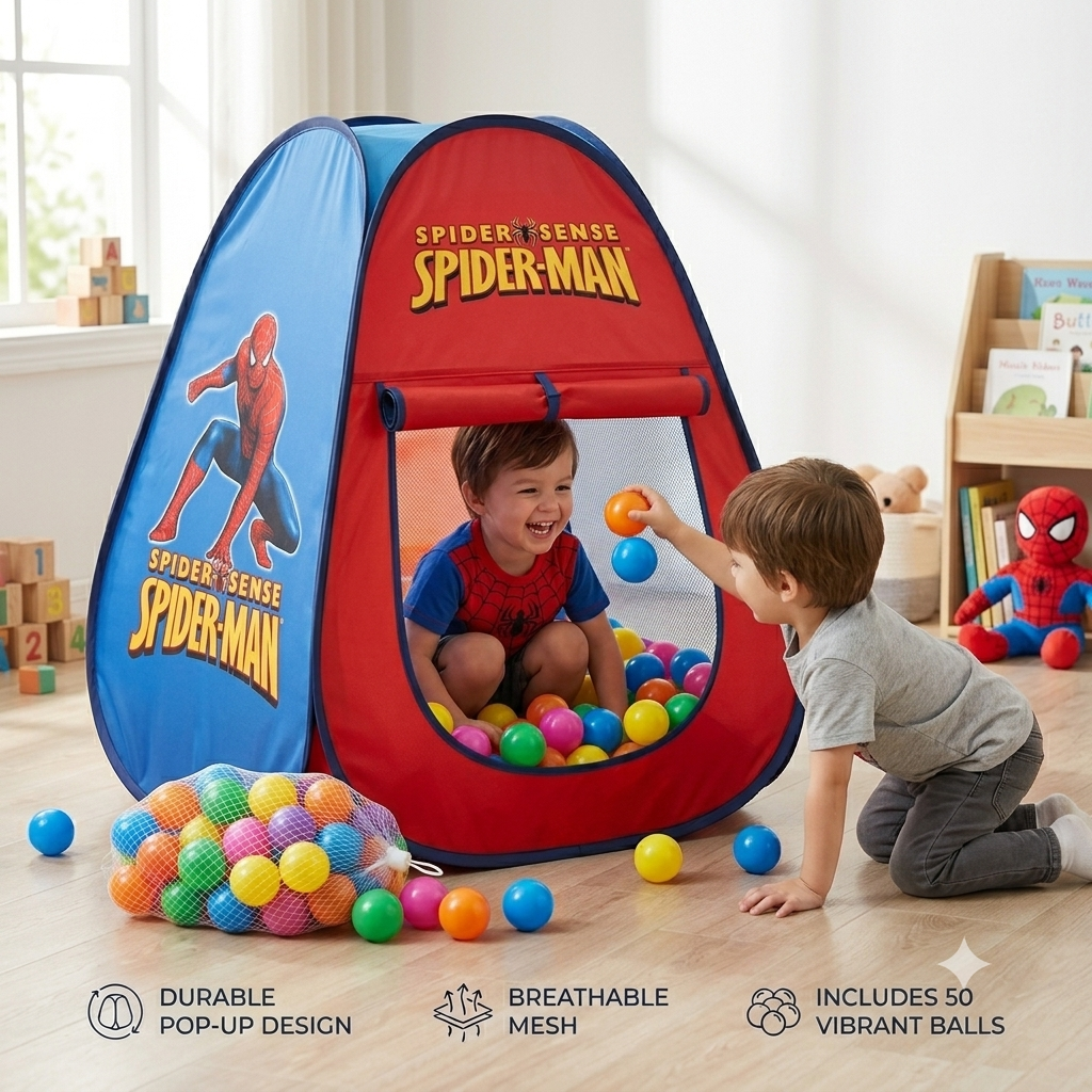 Spiderman Tent House With 50 Balls