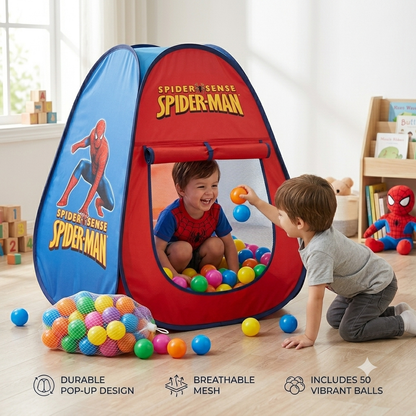 Spiderman Tent House With 50 Balls