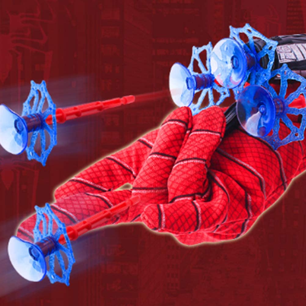 Spiderman Glove Arrow Launch Toy with Suction Cup Darts