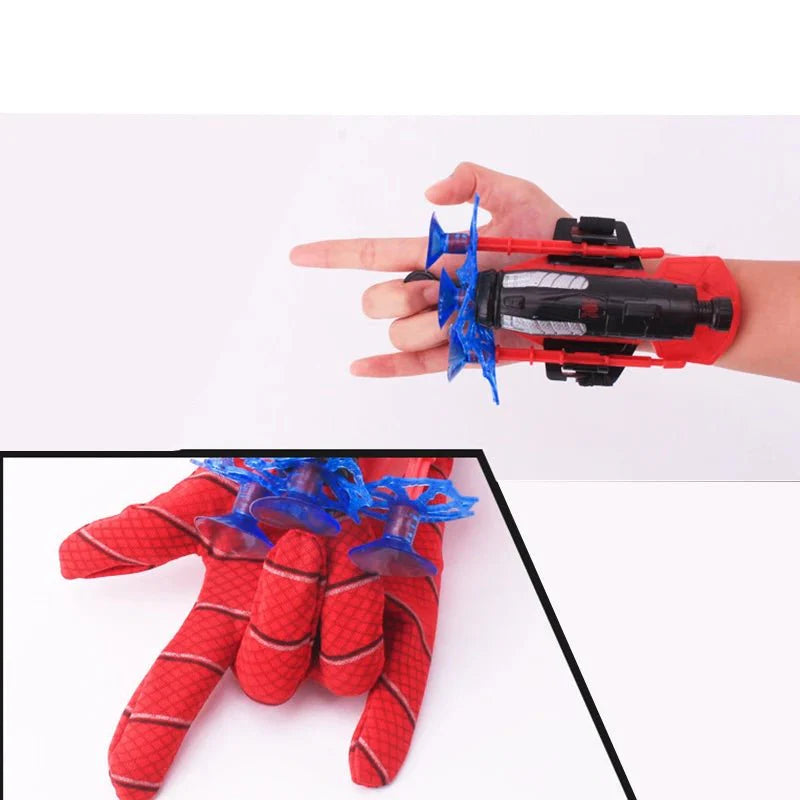 Spiderman Glove Arrow Launch Toy with Suction Cup Darts