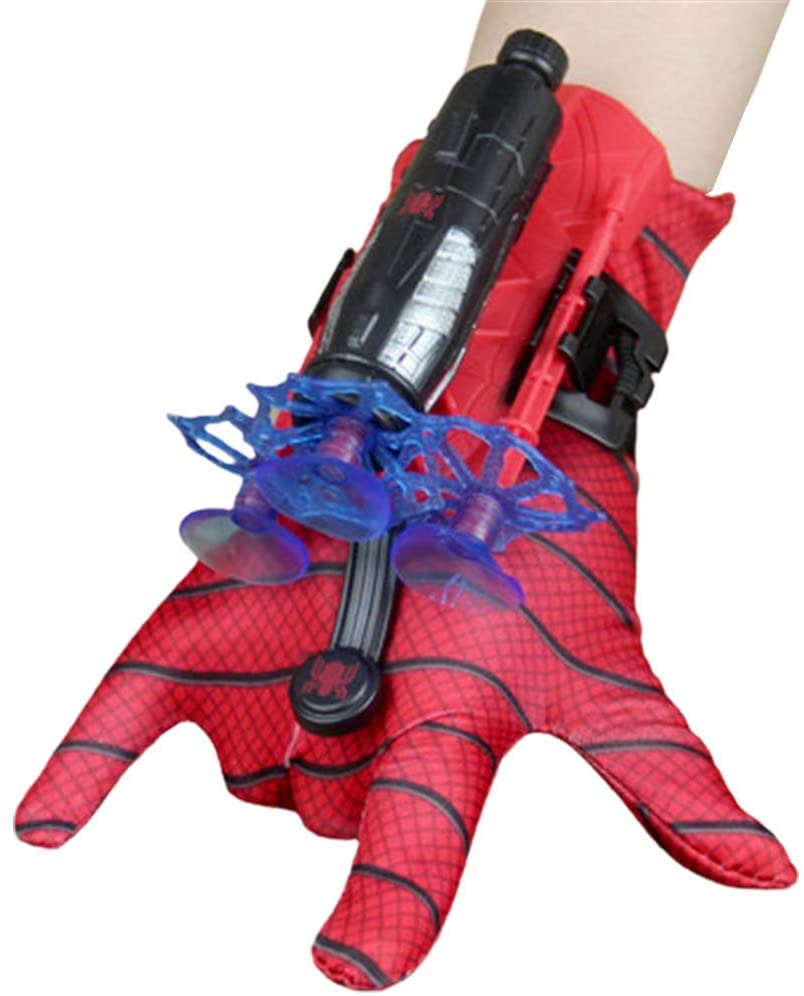 Spiderman Glove Arrow Launch Toy with Suction Cup Darts