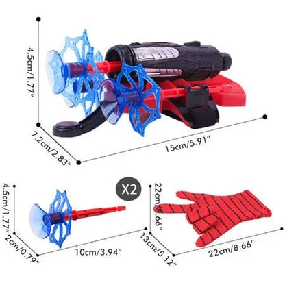 Spiderman Glove Arrow Launch Toy with Suction Cup Darts