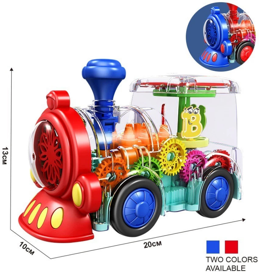 Transparent Gear train