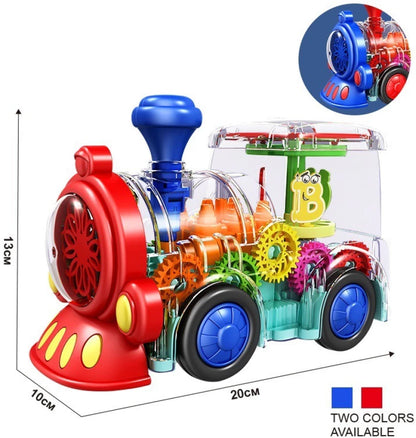 Transparent Gear train