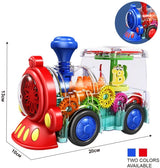 Transparent Gear train