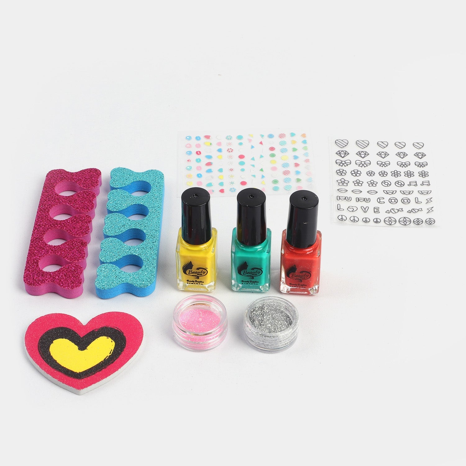Nail Art Set For Girls 5+ with Light-up Dryer